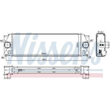 Ladeluftkühler PKW | MERCEDES SPRINTER 209-215CDi 6,06 | 96628