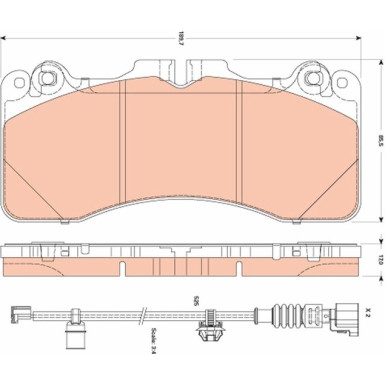 Bremsklötze VA | LEXUS LS 06 | GDB3506 Bremsklötze VA | LEXUS LS 06 | GDB3506