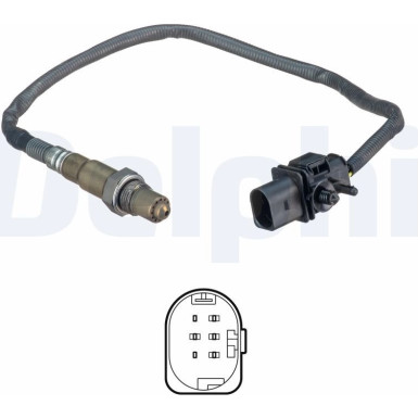 DELPHI Lambdasonde ES20553-12B1 DELPHI Lambdasonde ES20553-12B1