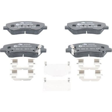 BREMSBELAGSATZ, SCHEIBENBREMSE | 13.0460-5548.2 BREMSBELAGSATZ, SCHEIBENBREMSE | 13.0460-5548.2