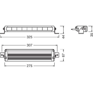 LEDriving LIGHTBAR VX250-SP | Osram | LED Zusatzscheinwerfer | LEDDL115-SP