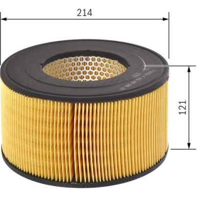 Luftfilter | TOYOTA Hilux | F 026 400 040