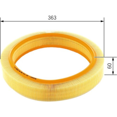 Luftfilter | MERCEDES W124-Serie | 1457429992