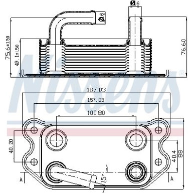 Ölkühler PKW VOLVO C70 05- 2,4I/20V 90714