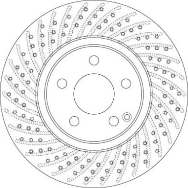 Bremsscheibe Db P. R230 03-12 | DF6477