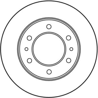 Bremsscheibe Toyota P. Landcruiser -90 | DF1920