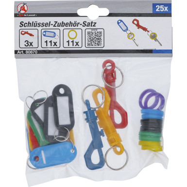 BGS Schlüssel-Zubehör-Satz 25-tlg BGS Do it yourself 80870