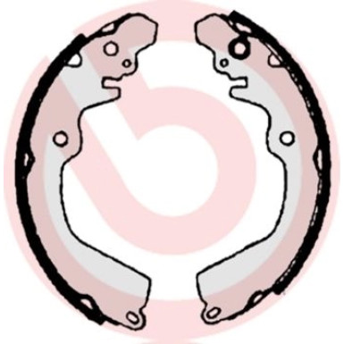 Bremsbackensatz HA MITSUBISHI Mirage 91-03 ESSENTIAL LINE S 54 509