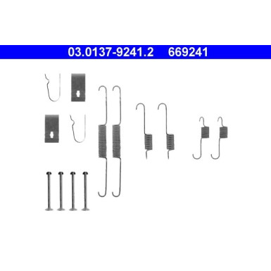 ATE Zubehör, Bremsbacken 03.0137-9241.2