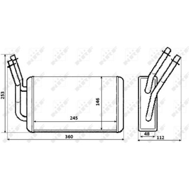 NRF Heizkörper 54230 NRF Heizkörper 54230
