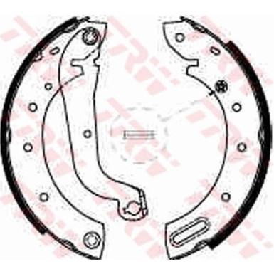 85 461 003 Bremsbacken | NISSAN Terrano,Vanette 93 | GS8625