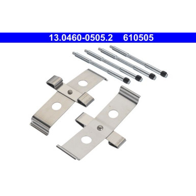ATE Zubehörsatz, Scheibenbremsbelag 13.0460-0505.2