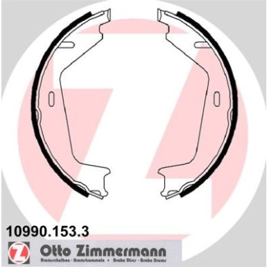 ZIMMERMANN Bremsbackensatz, Feststellbremse | 10990.153.3