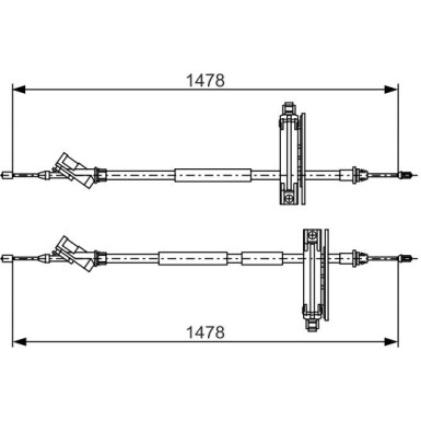 1 987 477 932 Seilzug, Feststellbremse