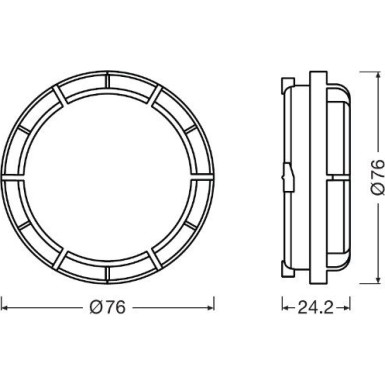 LEDCAP06 Kappe, Hauptscheinwerfer LEDriving® CAP