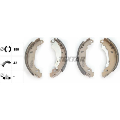 91053700 Bremsbackensatz 91053700 Bremsbackensatz