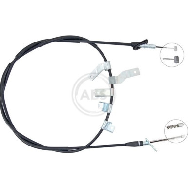A.B.S. Handbremsseil Seilzug Festellbremse K14092 A.B.S. Handbremsseil Seilzug Festellbremse K14092