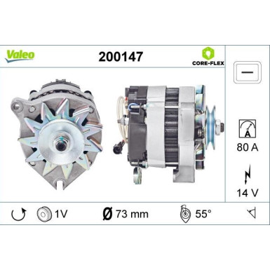 VALEO Generator 200147 VALEO CORE-FLEX
