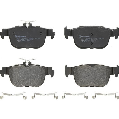 BREMBO Bremsklötze HA | AUDI A3 SEAT SKODA VW 19 | P 85 189