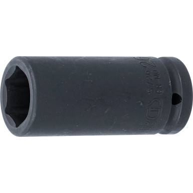 BGS Kraft-Steckschlüssel-Einsatz Sechskant, tief | Antrieb Innenvierkant 20 mm (3/4"""") | SW 26 mm | 5726