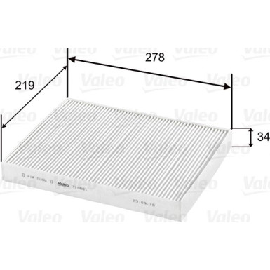VALEO Innenraumfilter 715581