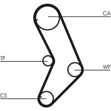 Wasserpumpe + Zahnriemensatz CT999WP1