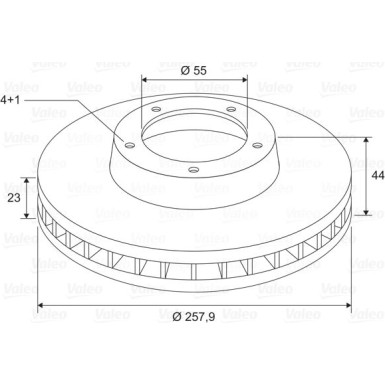 VALEO Bremsscheibe 197799
