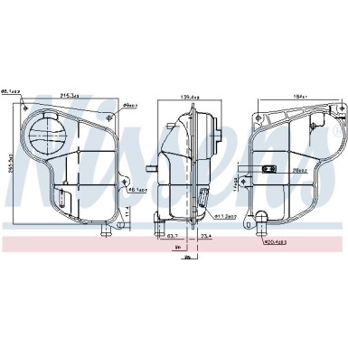 Ausgleichsbehälter Skoda Superb 2.0 TDI 02 FIRST FIT 996244