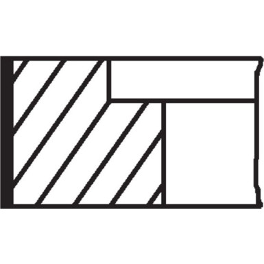 MAHLE Kolbenringsatz 034 89 N2