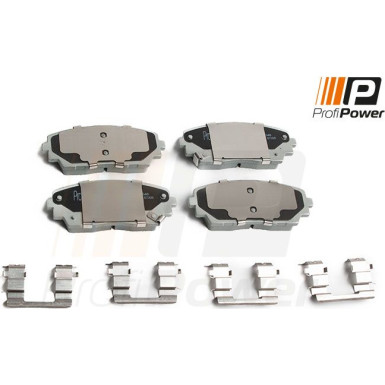 PROFIPOWER Bremsbelagsatz, Scheibenbremse 1B1283