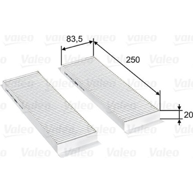 VALEO Innenraumfilter 715748