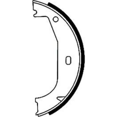 91045500 Bremsbackensatz, Feststellbremse 91045500 Bremsbackensatz, Feststellbremse