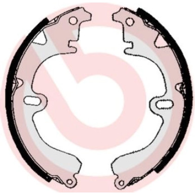 Bremsbackensatz HA TOYOTA Corolla 83-01 ESSENTIAL LINE S 83 504