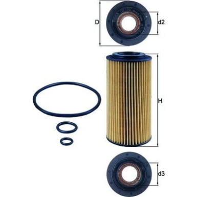 MAHLE Ölfilter | OX 179D