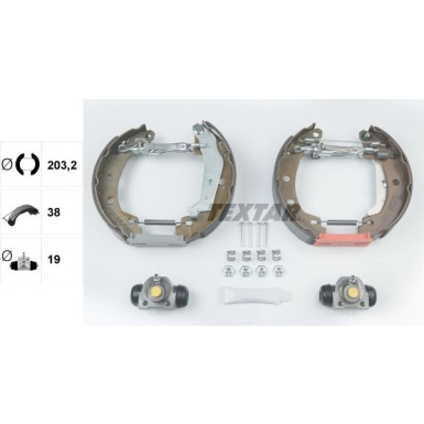 Satz Bremsbacken Renault Megane 95 Shoe Kit Pro 84049501