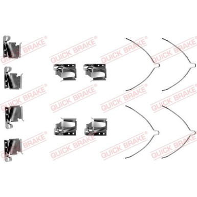 391-1269 Montagesatz f.Bremsklötze | TOYOTA Carina,Corolla,RAV 4 91 | 109-1269