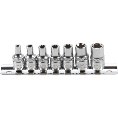 BGS Steckschlüssel-Einsatz-Satz E-Profil | Antrieb Innenvierkant 6,3 mm (1/4"""") | SW E4 - E11 | 7-tlg | 6402