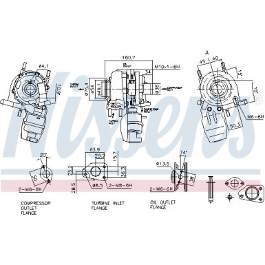 Nissens Turbo | ALFA Mito,LANCIA,FIAT,OPEL 08 | 93142