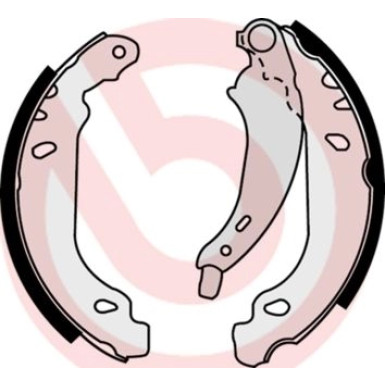 Bremsbackensatz HA PEUGEOT 206 00-12 ESSENTIAL LINE S 61 525