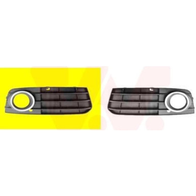 Lüftungsgitter vo. re. m. Nebell | Audi A4(8K2) OE 8K0807682A01C