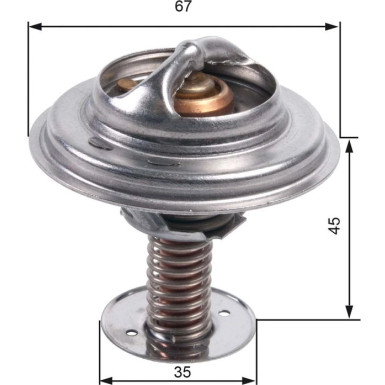 Gates Thermostat LAND ROVER Discovery 3.0 TH45682G1