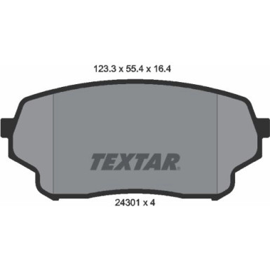 Bremsbelagsatz Suzuki P. Grand Vitara 06 | 2430101