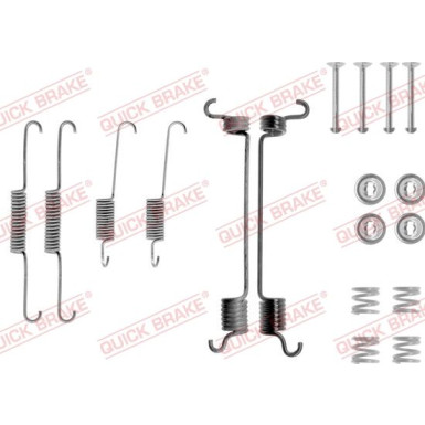 391-0741 Montagesatz f.Bremsbacken | NISSAN Micra 92 | 105-0741