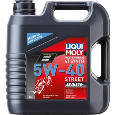 Liqui Moly Motorbike 4T Synth 5W-40 Street Race 4 l | 1685 | 4L Kanister Kunststoff
