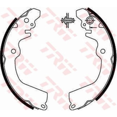 84 461 014 Bremsbacken | MITSUBISHI Carisma,Colt,Lancer,Galant 91 | GS8666