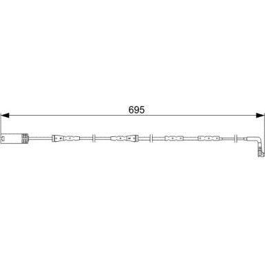 1 987 473 050 Warnkontakt, Bremsbelagverschleiß