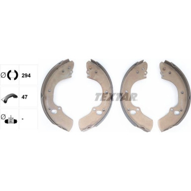 91063400 Bremsbackensatz