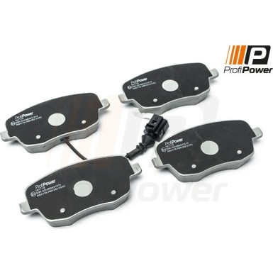 PROFIPOWER Bremsbelagsatz, Scheibenbremse 1B1119