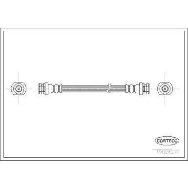 CORTECO Bremsschlauch CORTECO Bremsschlauch