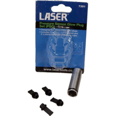 LSR 7391 Steckdose für Grüne Fackeln Mit Drucksensor (Psg) Audi, VW, Skoda, Opel, 6-Teilig